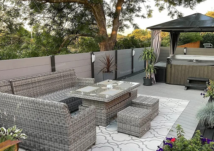 Necowood ra mắt tấm hàng rào WPC cho không gian ngoài trời phong cách và lâu dài