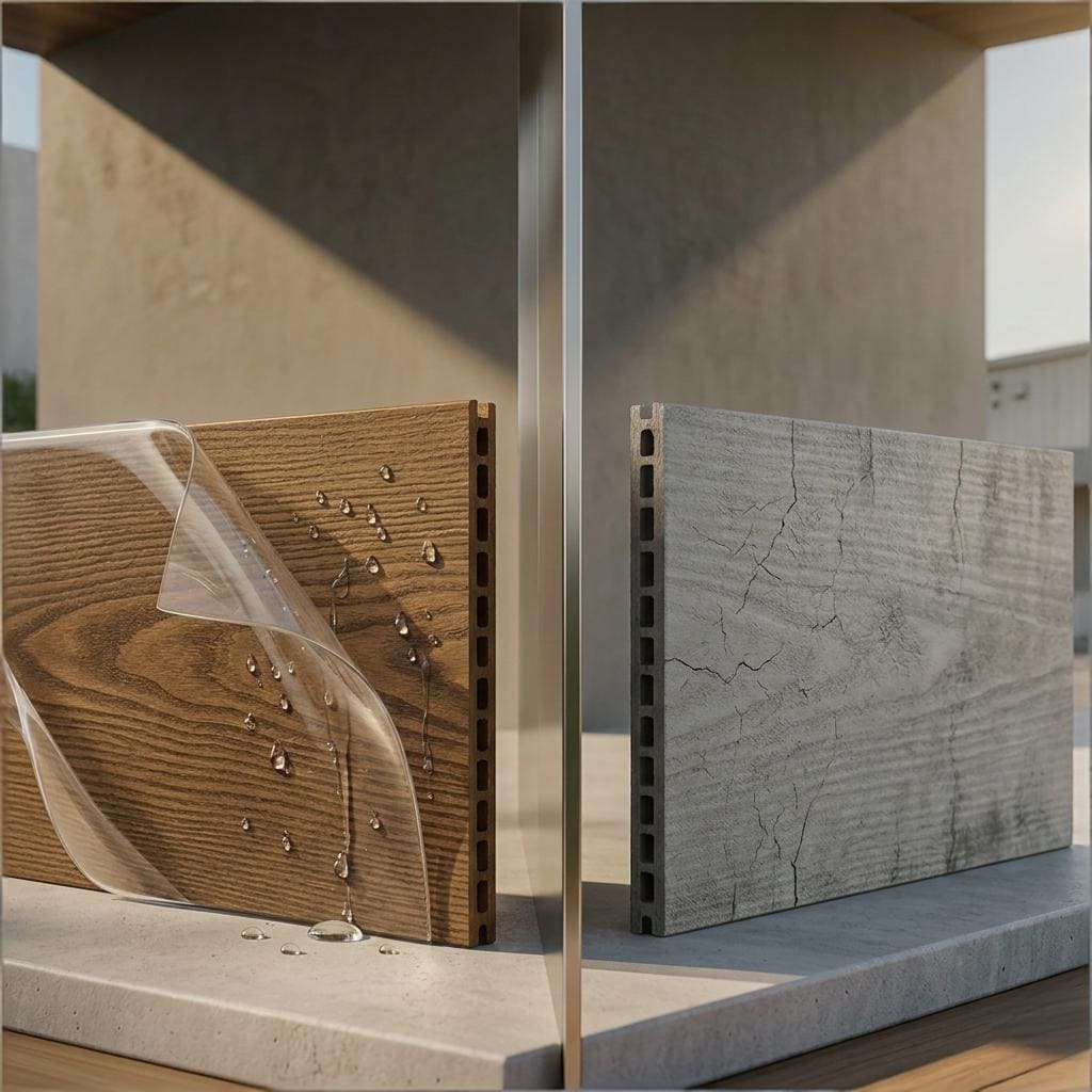 Phá vỡ chu kỳ phai màu 10 năm: Tại sao các kiến ​​trúc sư chuyển từ tấm chắn WPC tiêu chuẩn sang tấm chắn Necowood® ASA