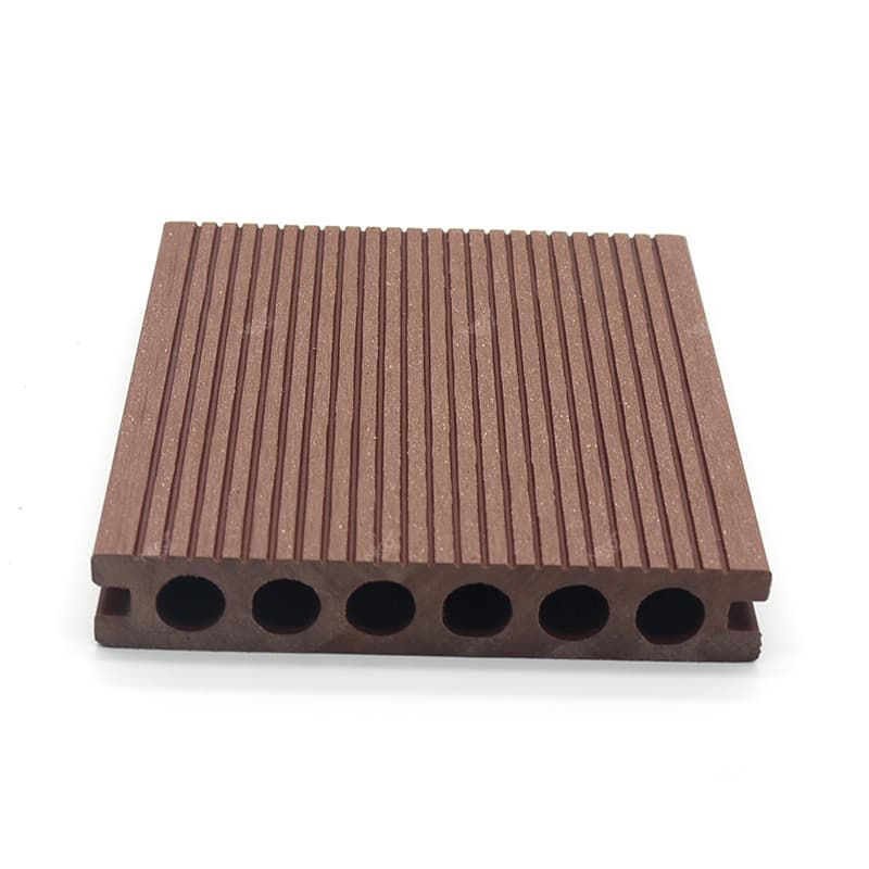 Ván sàn composite lỗ tròn WPC ngoài trời Ván sàn composite lỗ tròn WPC ngoài trời