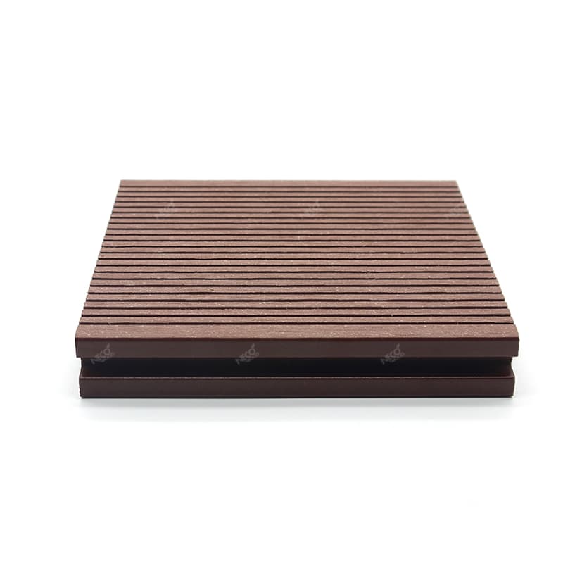 Ván sàn composite lỗ tròn WPC ngoài trời