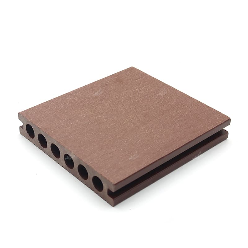 Ván sàn composite lỗ tròn WPC ngoài trời