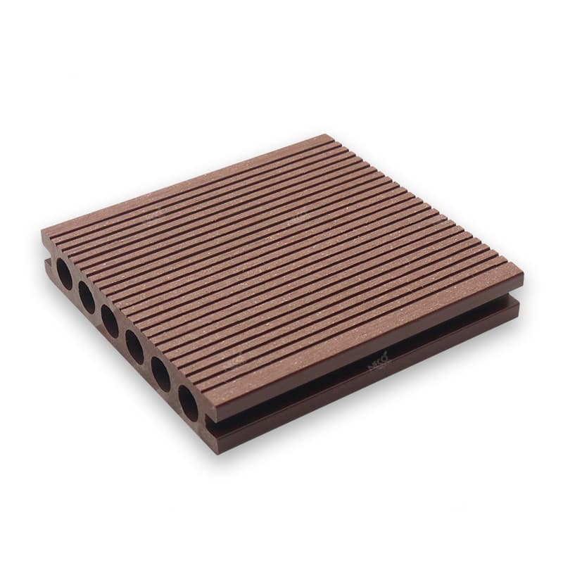 Ván sàn composite lỗ tròn WPC ngoài trời
